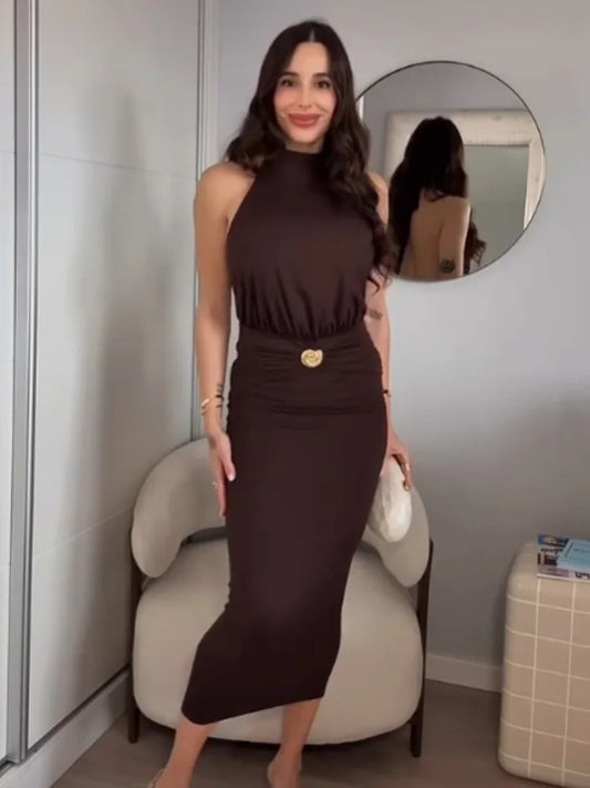 Robe Longue Inès & Minimalisme Pur