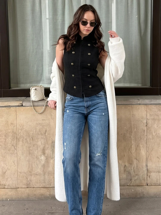Veste Sans Manches Chloé & Allure Tailleur