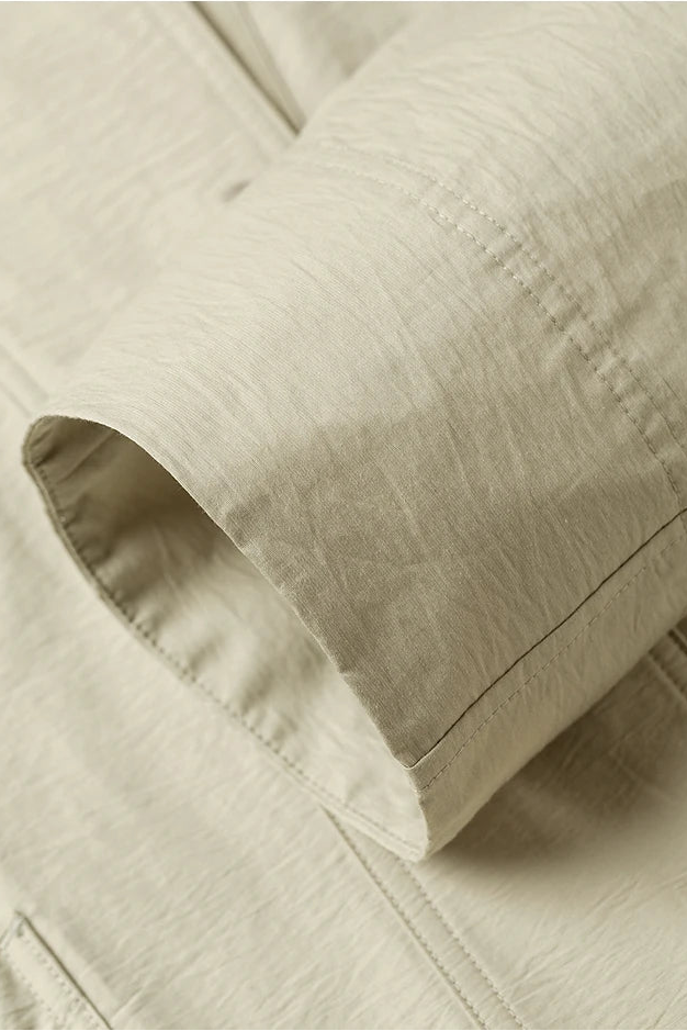 La Veste Légère Utilitaire & Texture Froissée