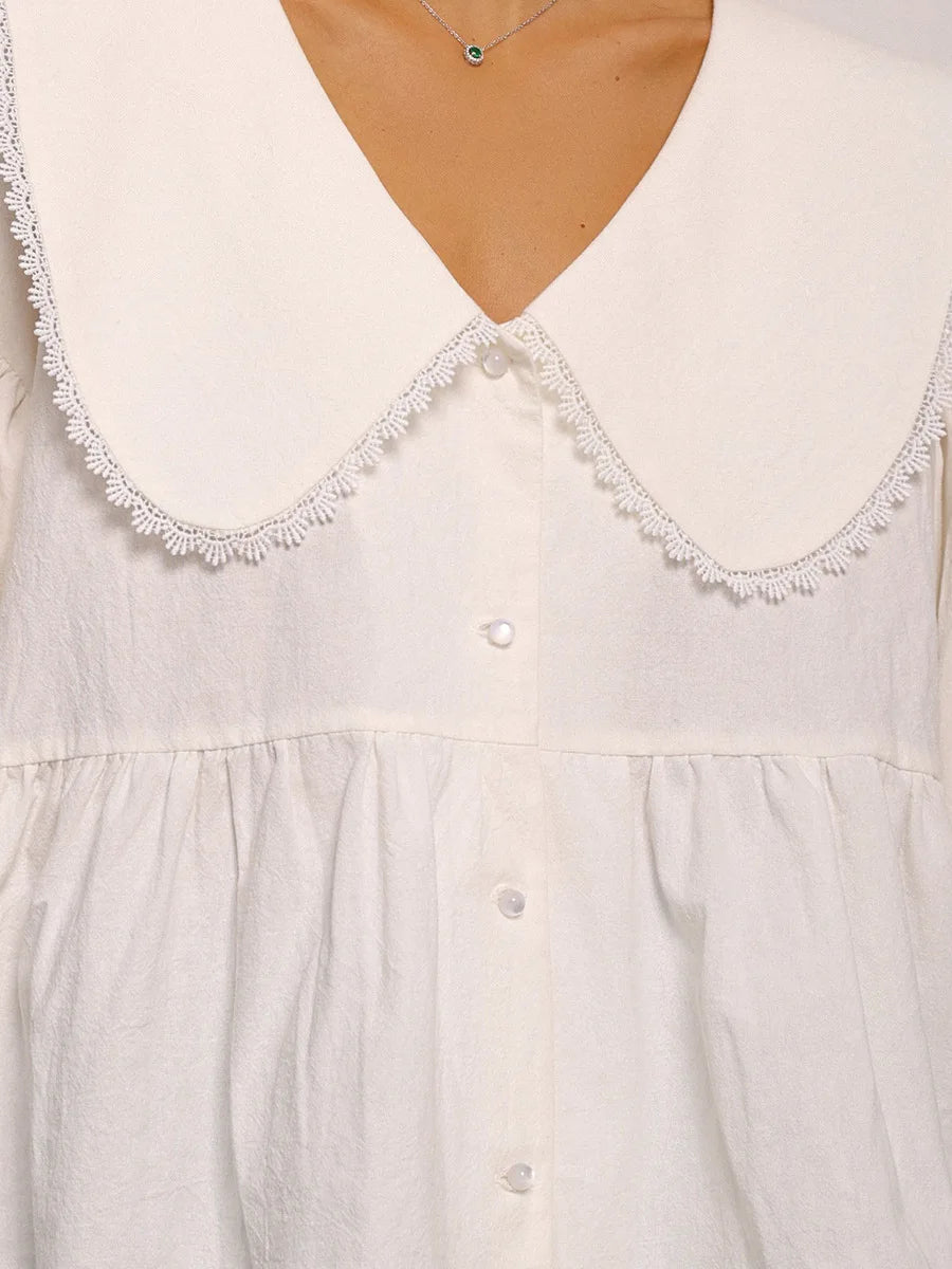 Blouse en Coton Camille & Romantisme Parisien