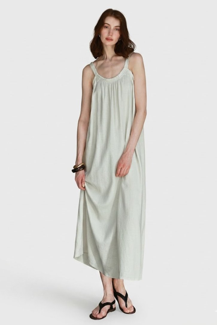 Robe Lola en Lin & Viscose avec dos nu