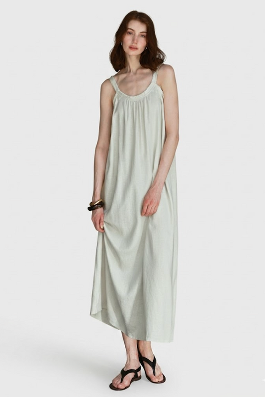 Robe Lola en Lin & Viscose avec dos nu
