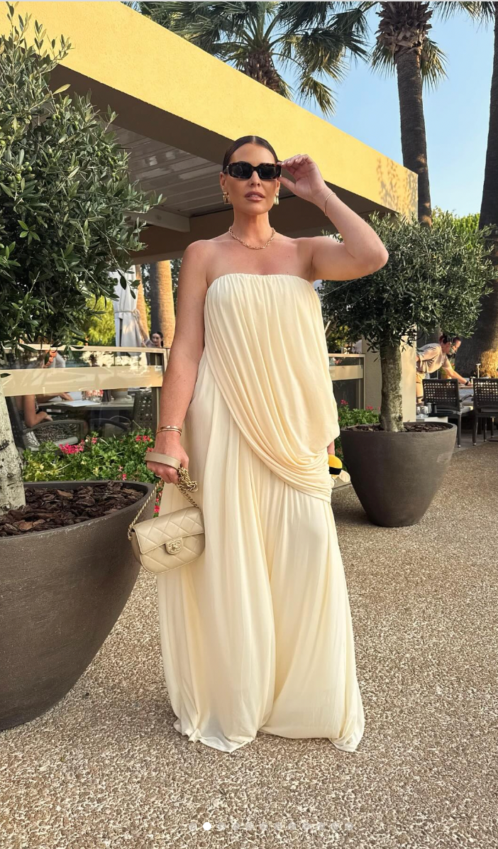 Robe Longue Bustier Plissée - L'Élégance Riviera