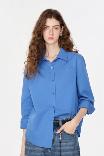 La Blouse Preppy en Coton Naturel