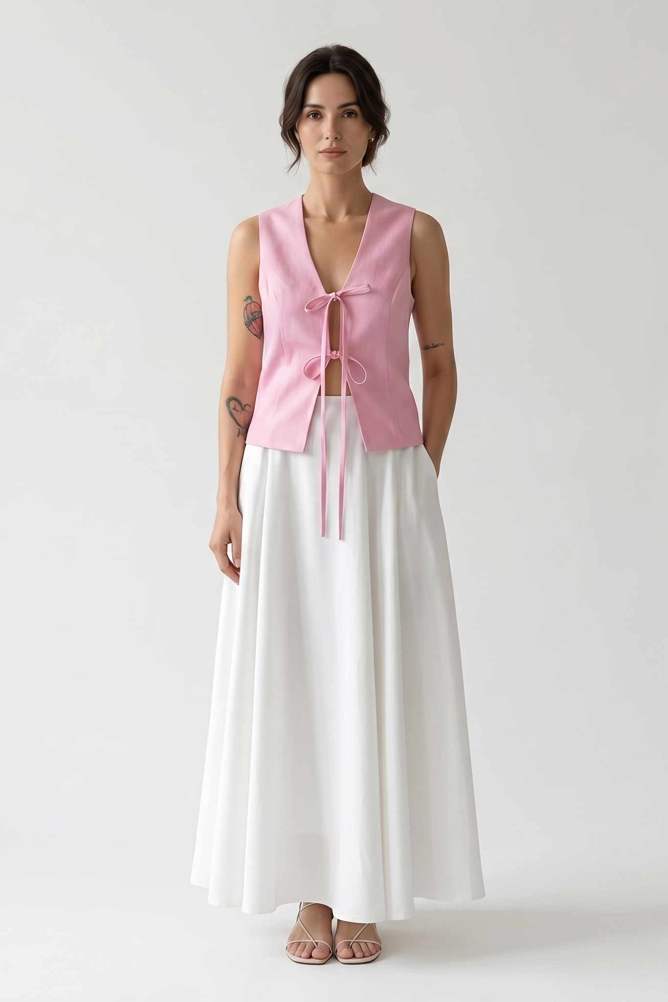 Gilet Rose & Romantisme à la Française