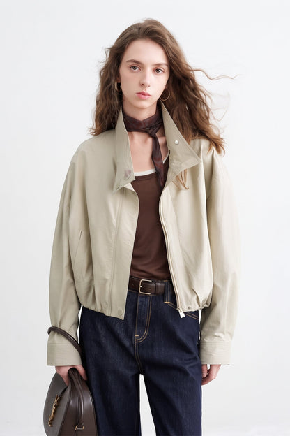 La Veste Courte en Coton Flammé⎮Chic Urbain