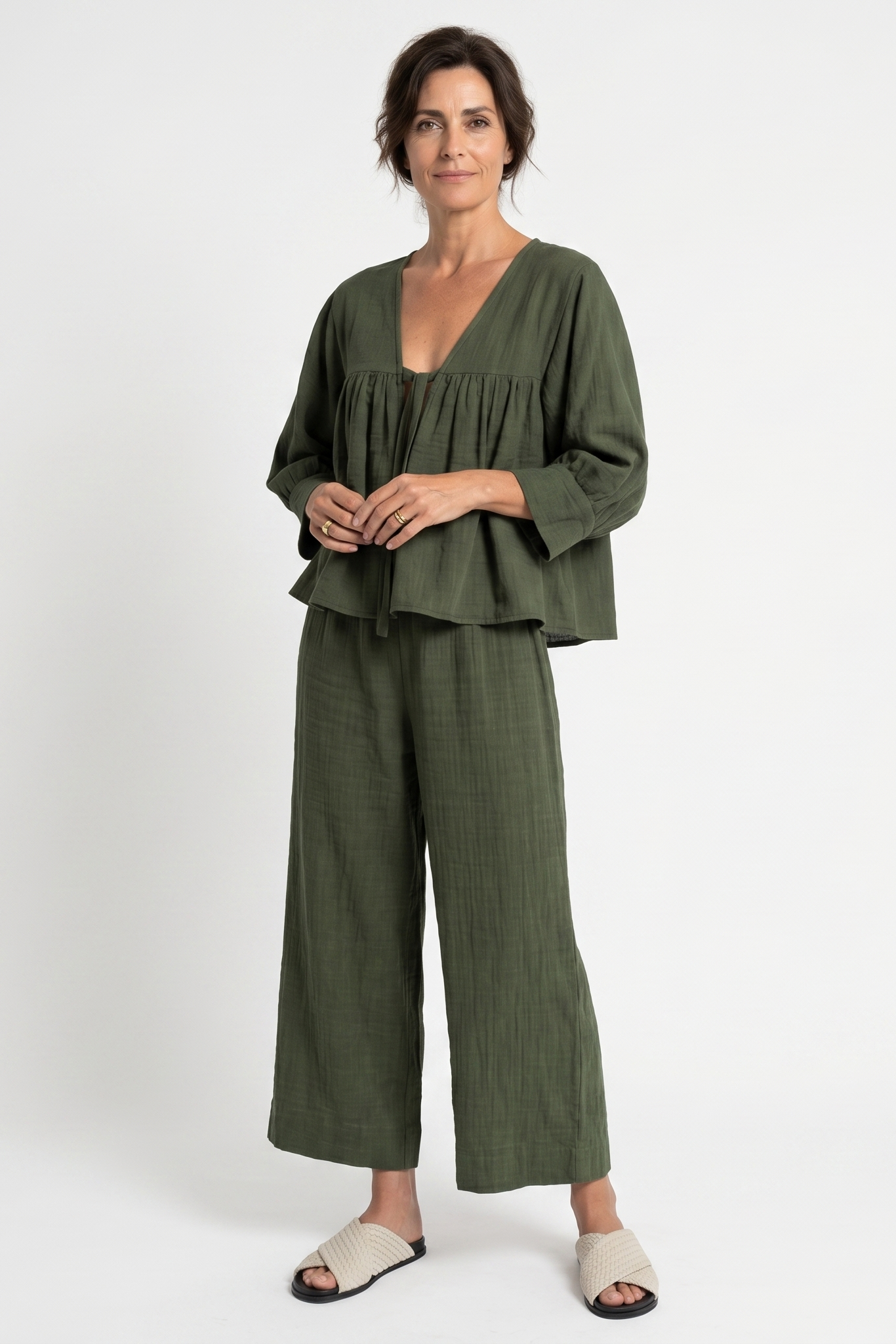 Ensemble Léa Douceur & Poésie en Mousseline de Coton