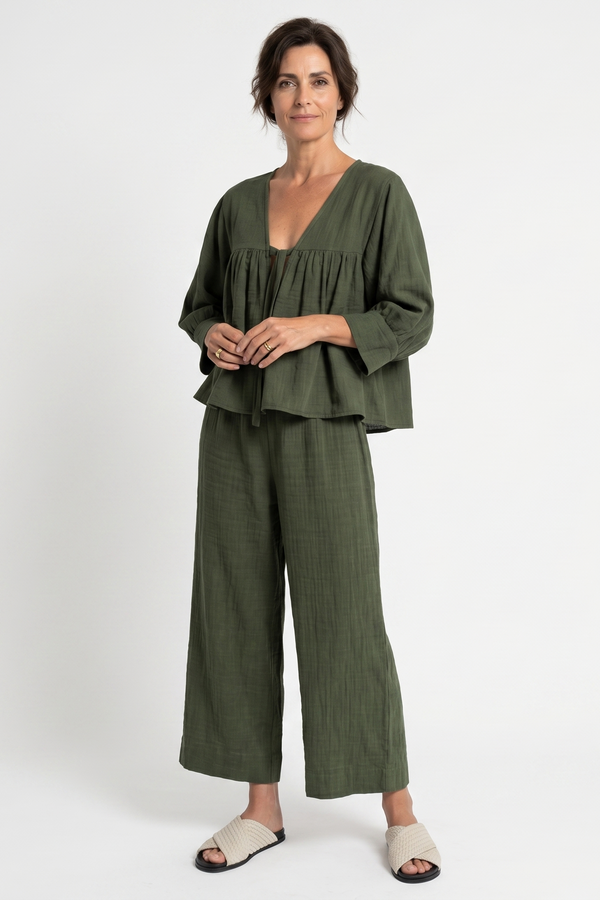 Ensemble Léa Douceur & Poésie en Mousseline de Coton