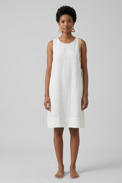 Robe Inès en Lin & Lyocell l'élégance naturelle avec Poches