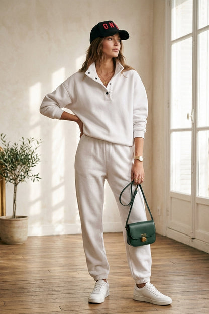 L'Ensemble Pantalon & Sweat Oversize | Confort Absolu