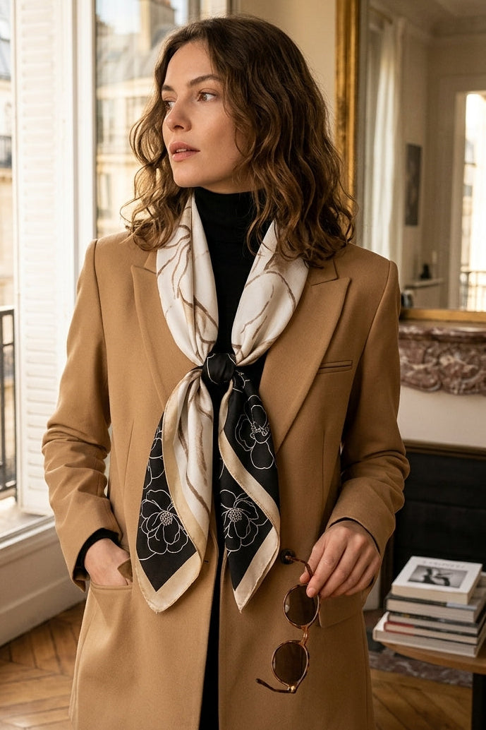 Le Petit Foulard Carré Satiné & Multiusage