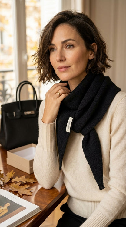 L'Écharpe Triangulaire Chic & Enveloppante | L'Essentiel d'Hiver