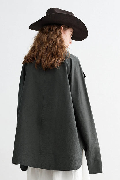 La Veste Légère Utilitaire & Texture Froissée