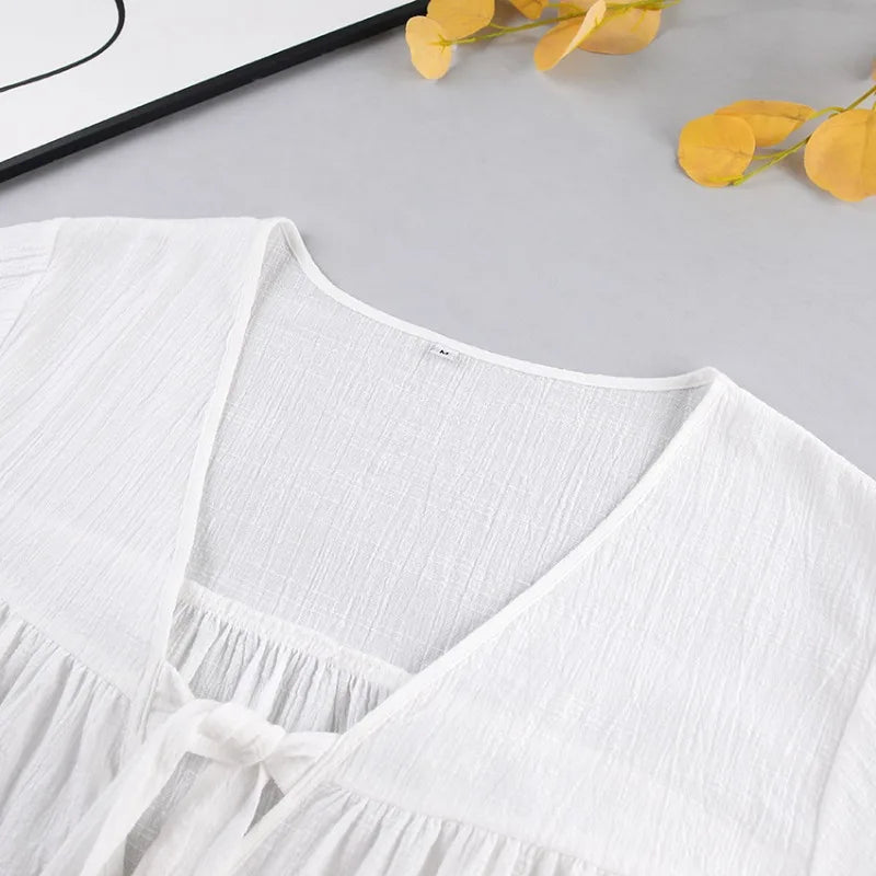 Ensemble Léa Douceur & Poésie en Mousseline de Coton