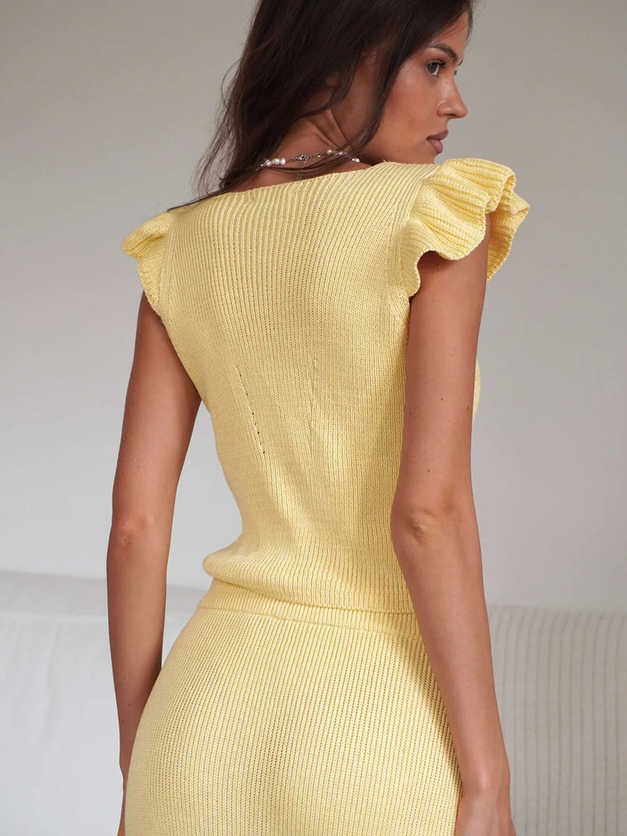 Ensemble en Maille Fine Sienna & Chic Parisien