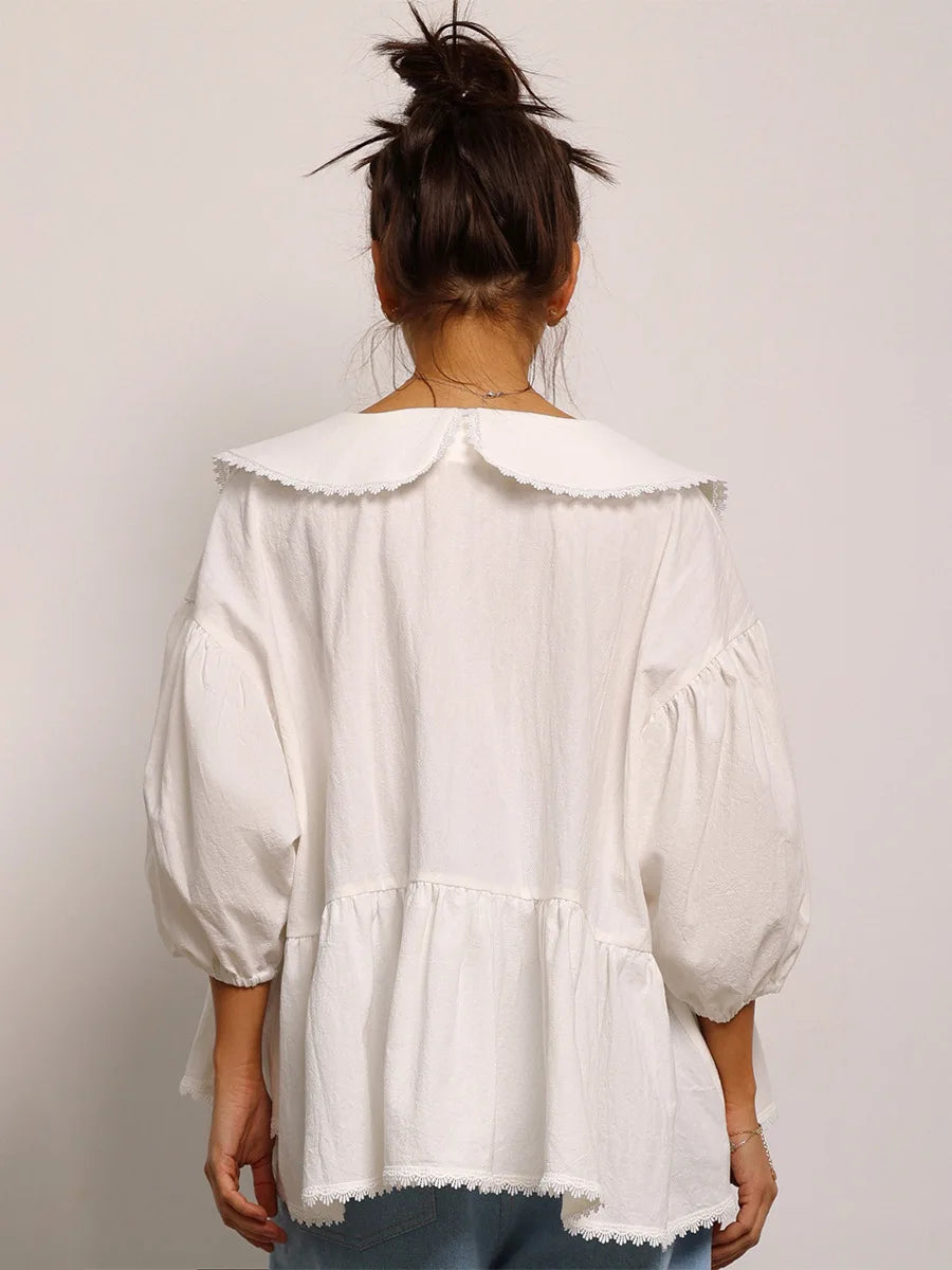 Blouse en Coton Camille & Romantisme Parisien