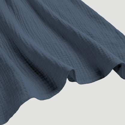 Robe longue esmée en gaze de coton & dos nu