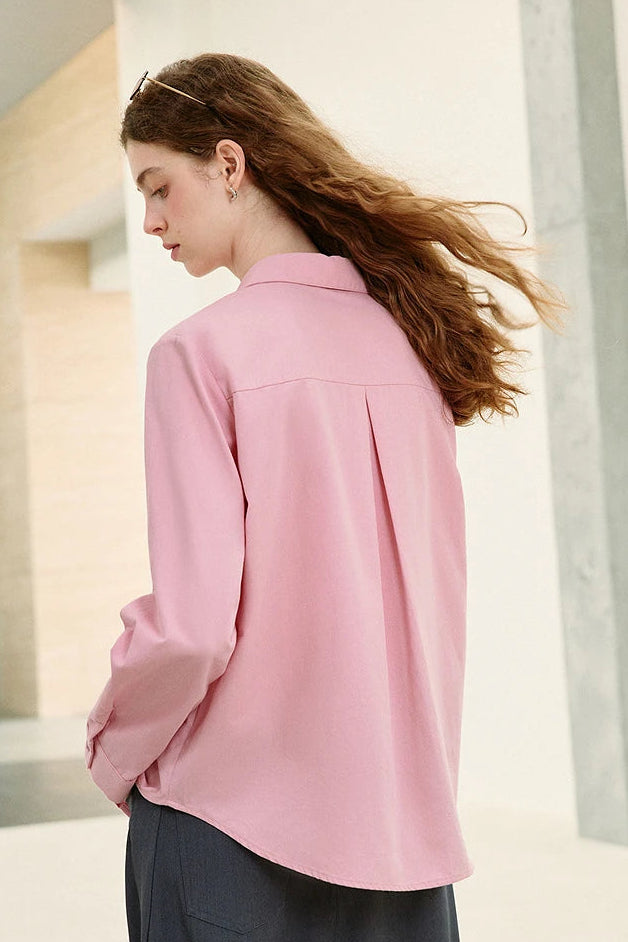 La Blouse Preppy en Coton Naturel
