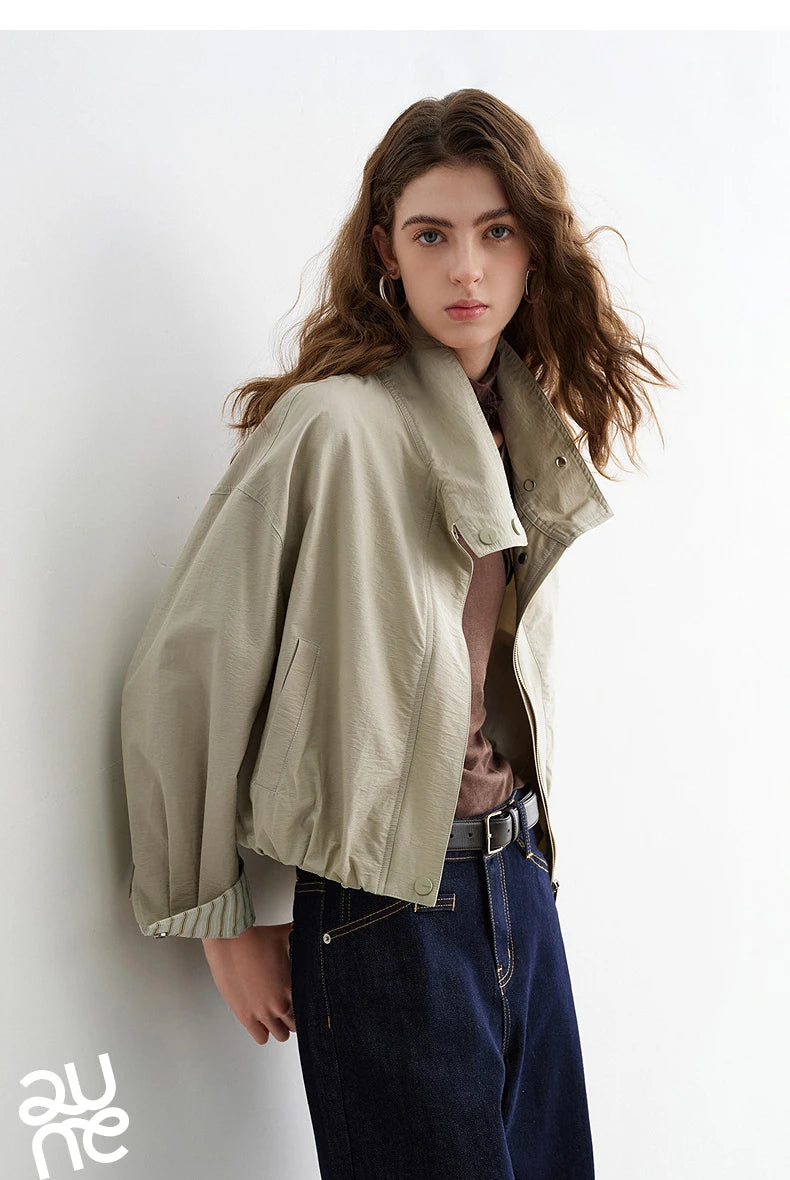 La Veste Courte en Coton Flammé⎮Chic Urbain