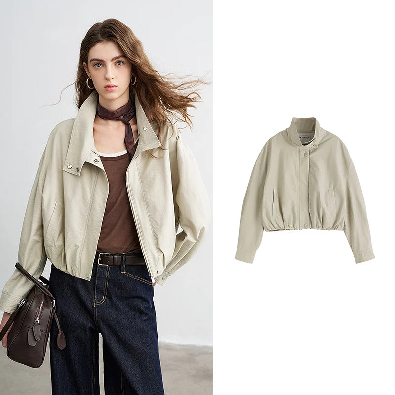 La Veste Courte en Coton Flammé⎮Chic Urbain