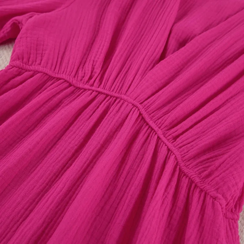 Robe Lina en mousseline de Coton & La douceur bohème intemporelle
