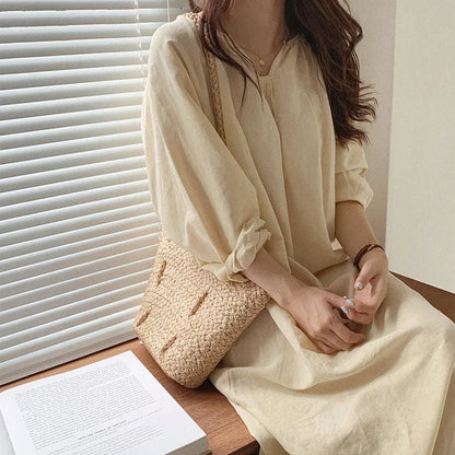 Robe Louna Loungewear en Coton & Le Confort Vintage
