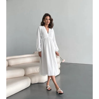 Robe Lina en mousseline de Coton & La douceur bohème intemporelle