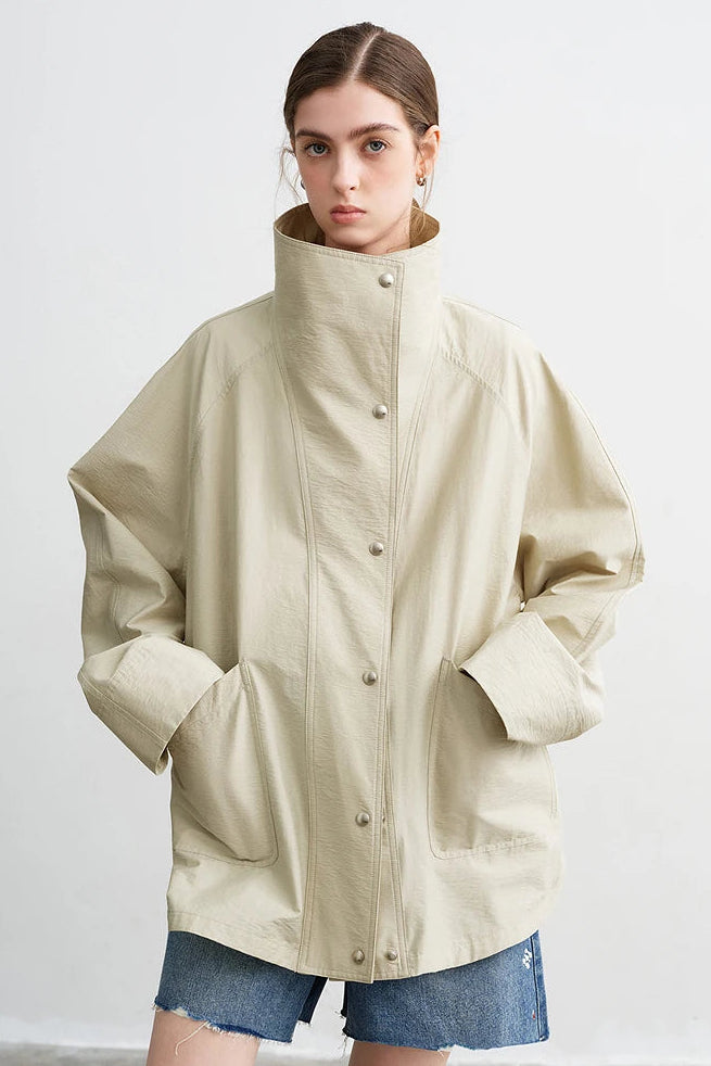 La Veste Légère Utilitaire & Texture Froissée