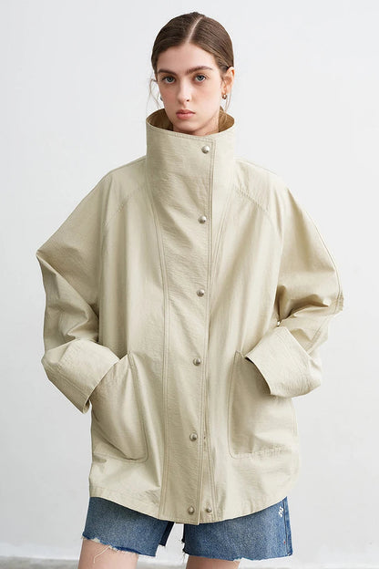 La Veste Légère Utilitaire & Texture Froissée