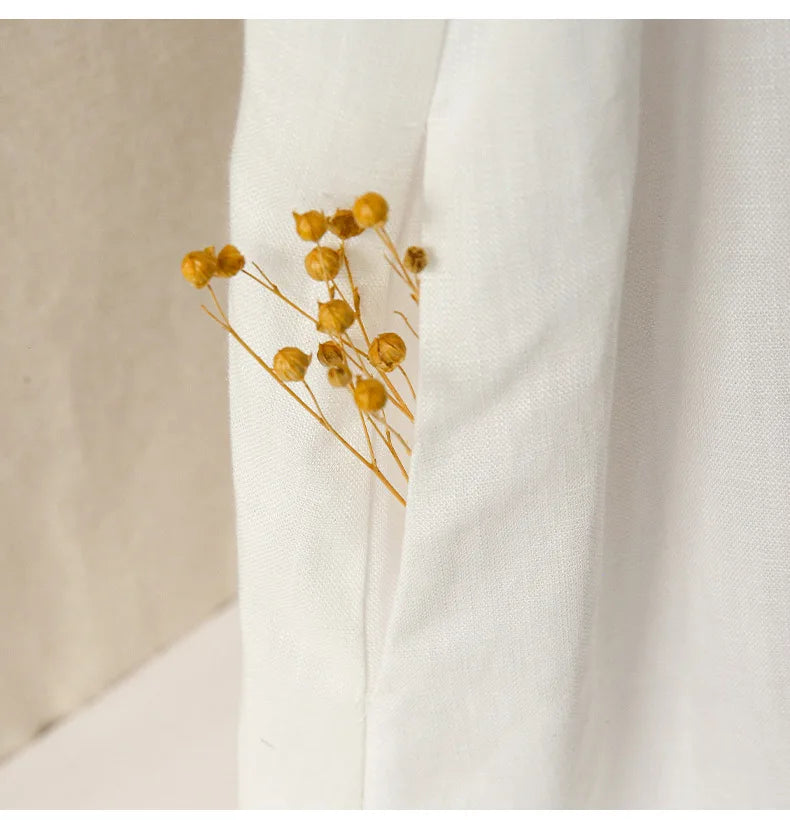 Robe Inès en Lin & Lyocell l'élégance naturelle avec Poches