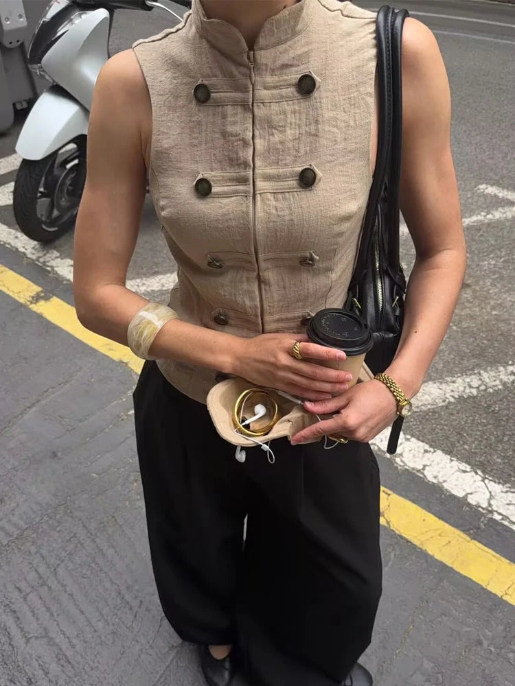 Veste Sans Manches Chloé & Allure Tailleur