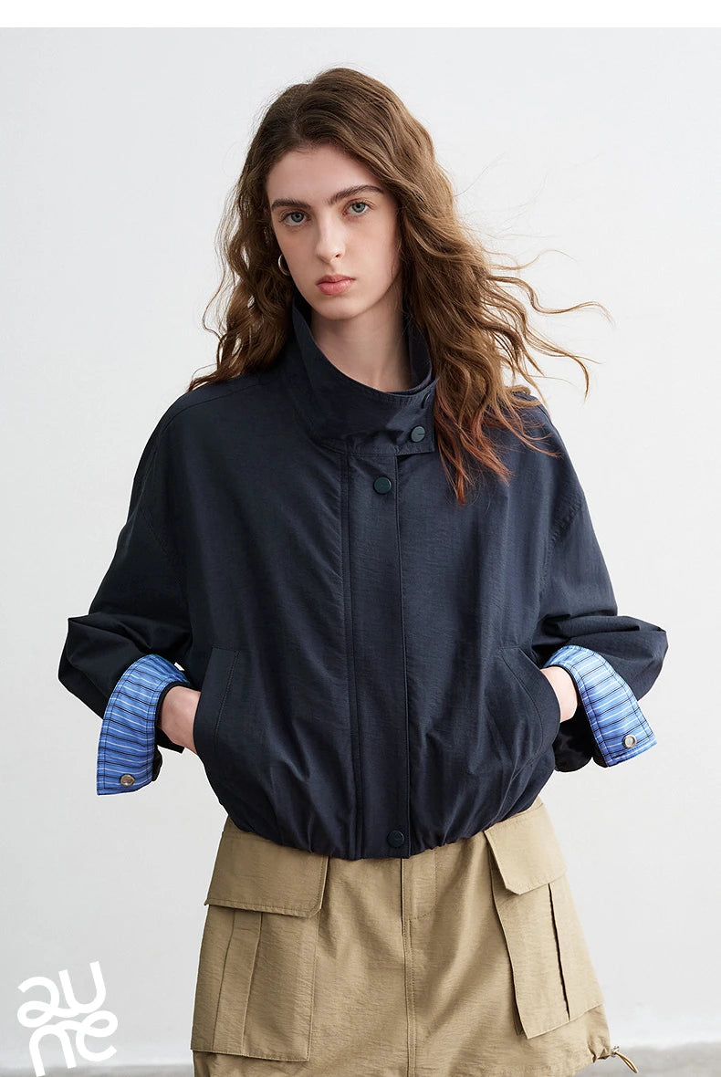 La Veste Courte en Coton Flammé⎮Chic Urbain