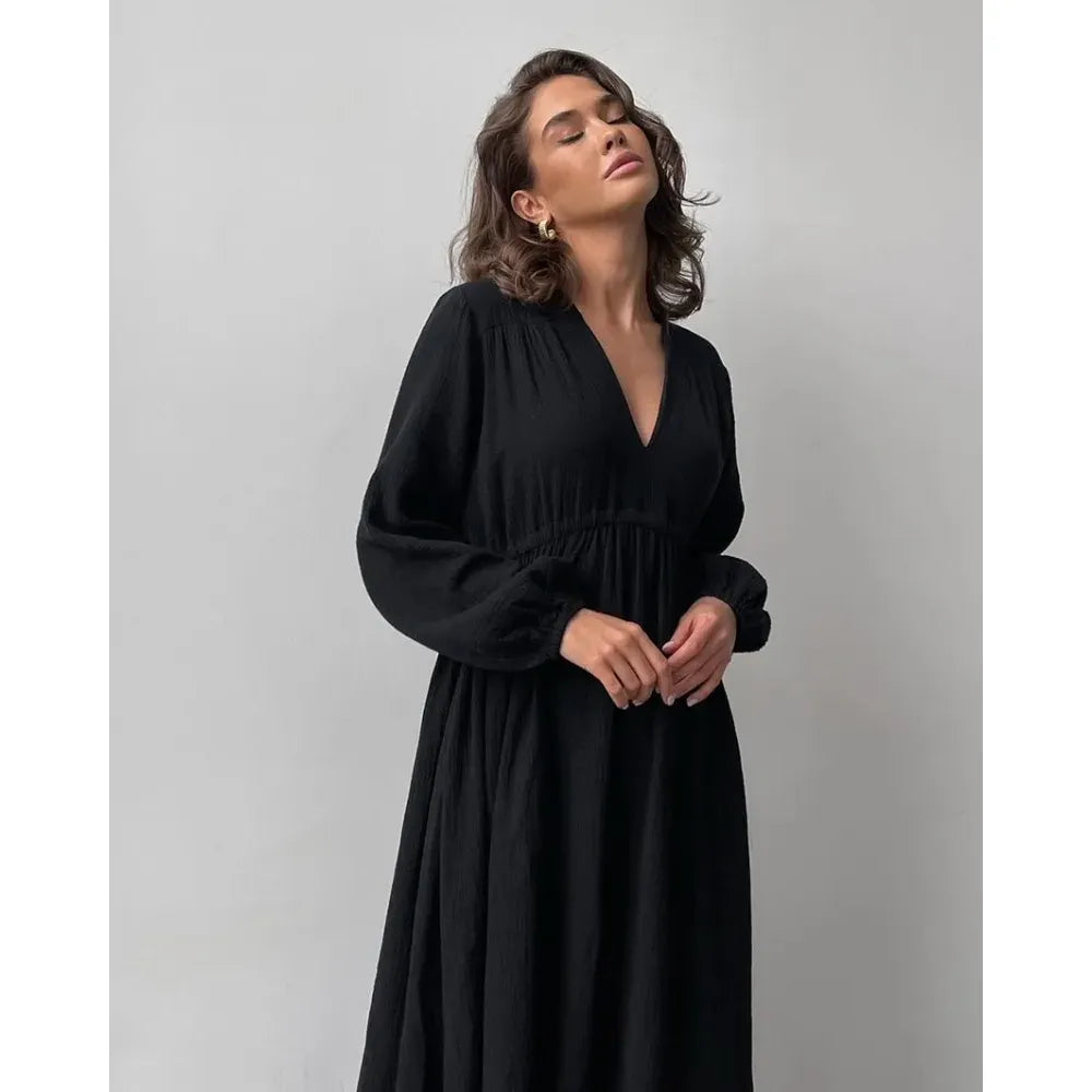 Robe Lina en mousseline de Coton & La douceur bohème intemporelle