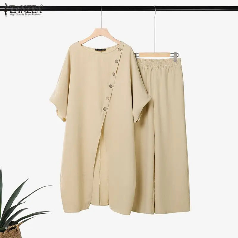 Ensemble Tunique & Pantalon Large⎜L'Allure Sans Effort