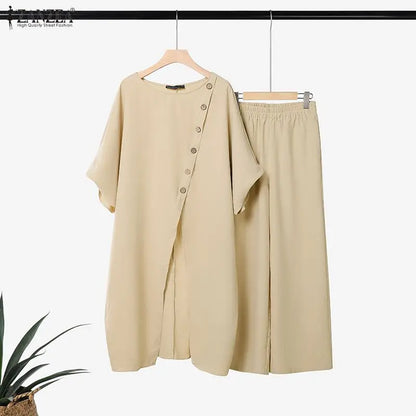 Ensemble Tunique & Pantalon Large⎜L'Allure Sans Effort