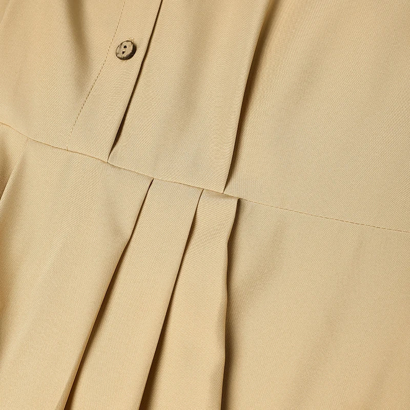 Robe Longue Fluide Boutonnée