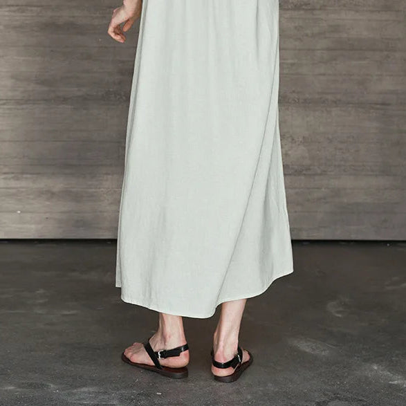 Robe Lola en Lin & Viscose avec dos nu