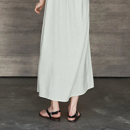 Robe Lola en Lin & Viscose avec dos nu