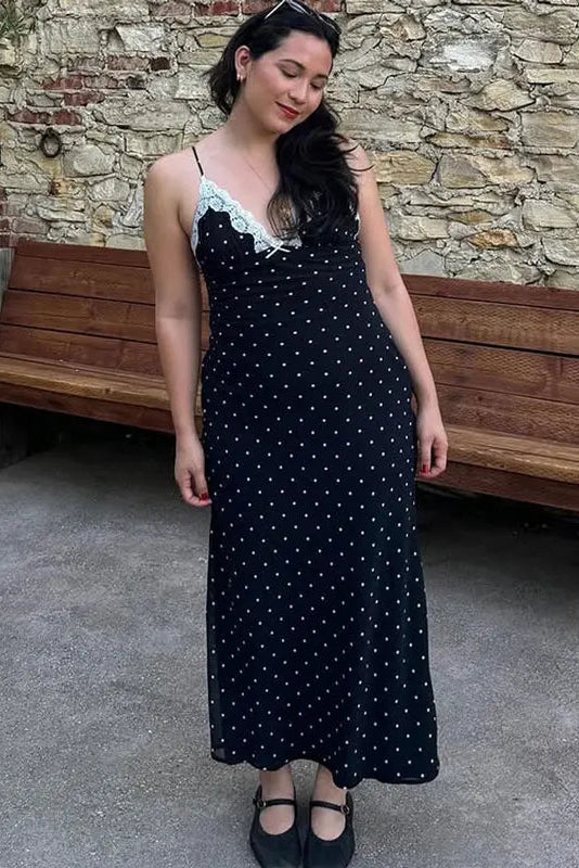 Robe Longue Riviera - Finition Dentelle