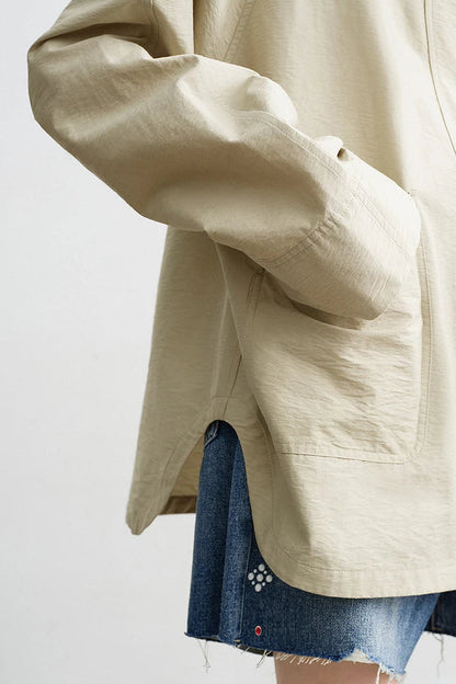 La Veste Légère Utilitaire & Texture Froissée