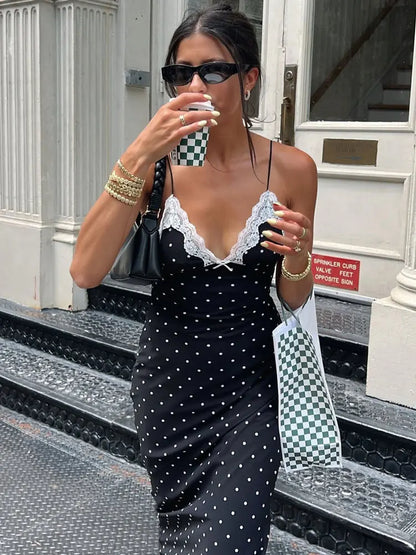 Robe Longue Riviera - Finition Dentelle