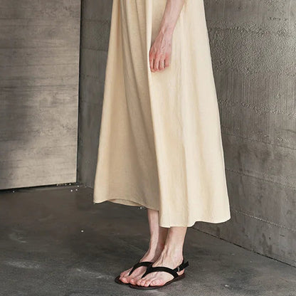 Robe Lola en Lin & Viscose avec dos nu