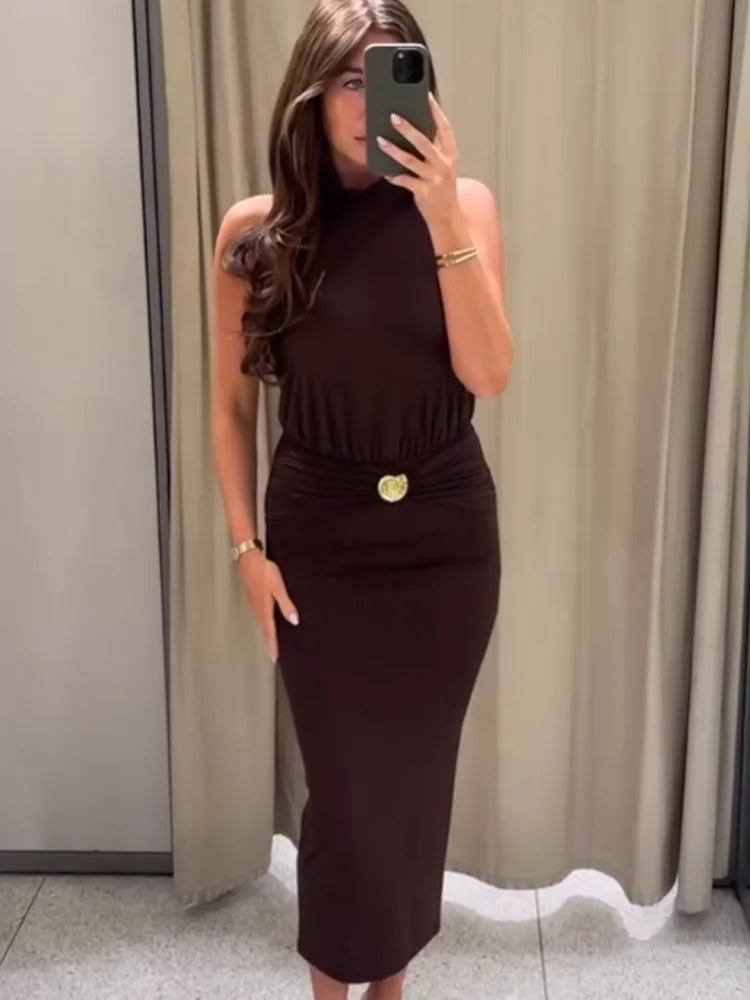 Robe Longue Inès & Minimalisme Pur