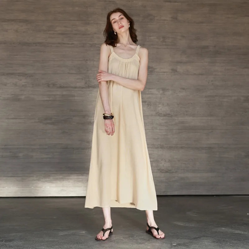 Robe Lola en Lin & Viscose avec dos nu