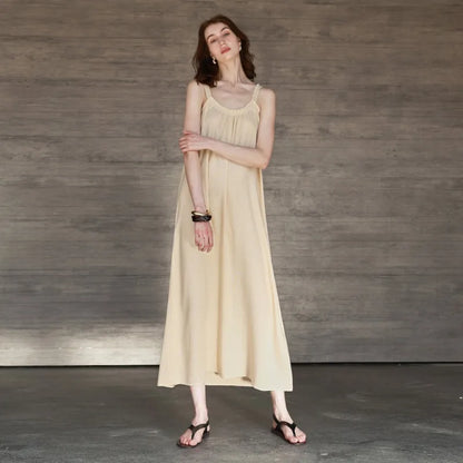 Robe Lola en Lin & Viscose avec dos nu