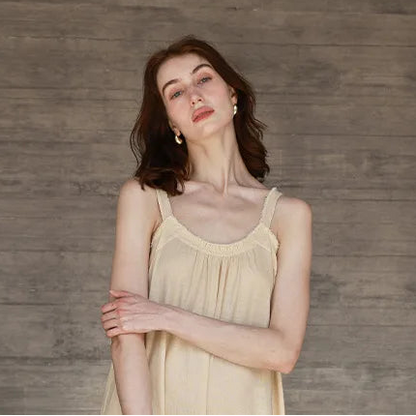 Robe Lola en Lin & Viscose avec dos nu