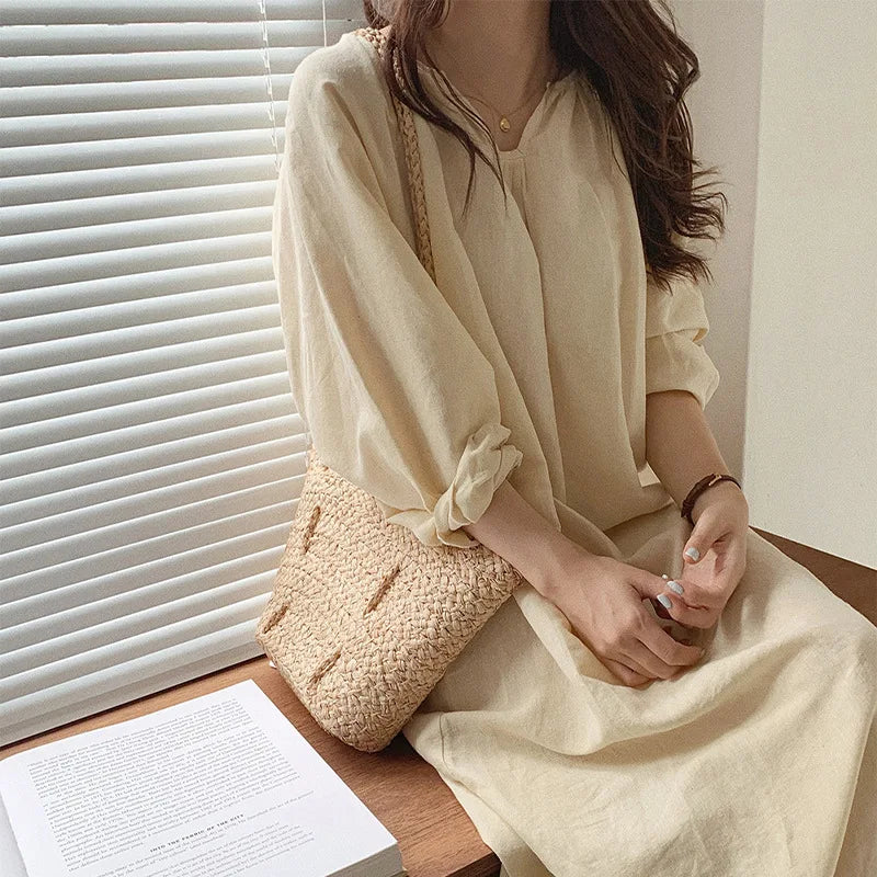 Robe Louna Loungewear en Coton & Le Confort Vintage