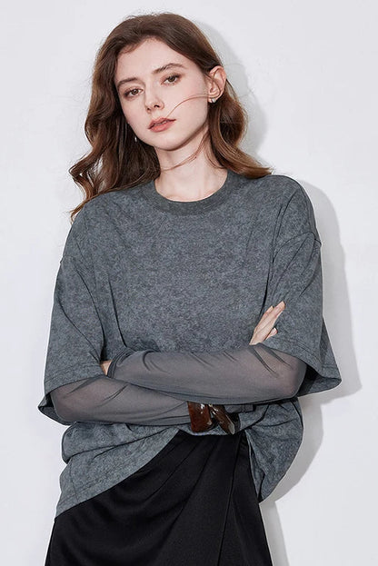 Le T-Shirt Faux Deux Pièces