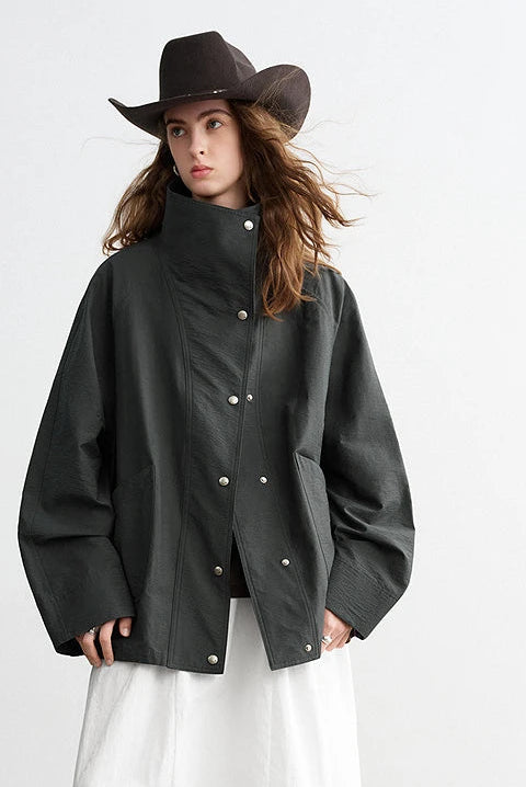 La Veste Légère Utilitaire & Texture Froissée