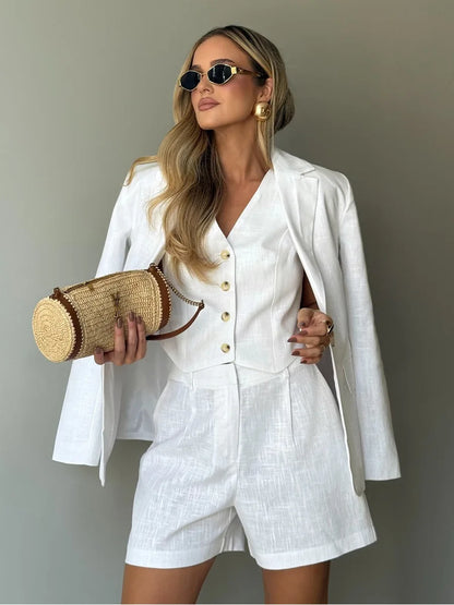 Ensemble Tailleur 3 Pièces Léna & Pur Coton